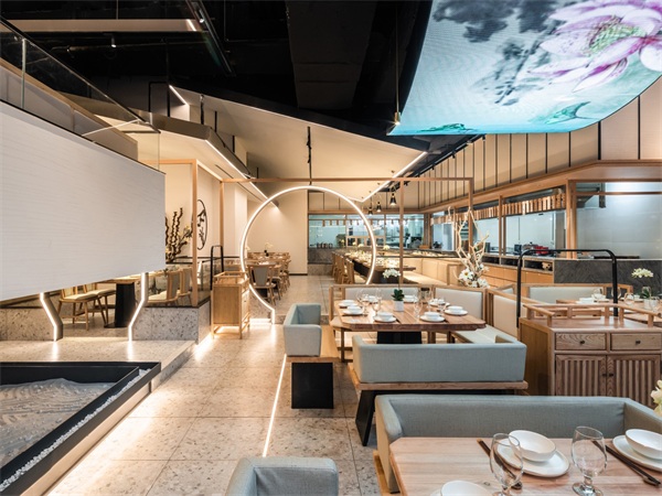 連鎖——新陶然重慶來福士店中餐廳裝修設(shè)計