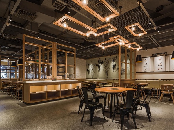 特色餐廳——深湖記深圳來福士廣場店火鍋店裝修設(shè)計