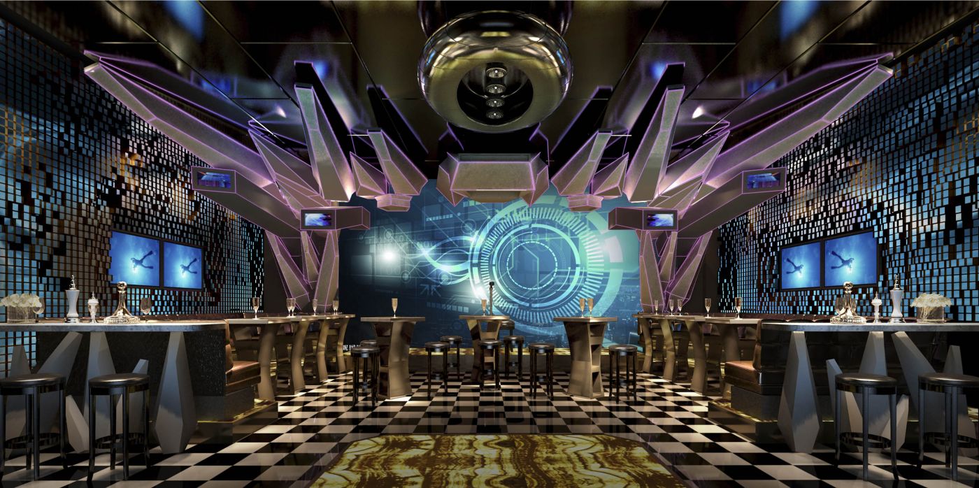 Agogo紅星國際KTV娛樂空間設計效果圖